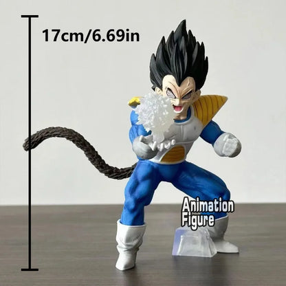 17-21cm Anime Dragon Ball Z Figure Light Sphere Vegeta Action Figures Pvc Statue Ornamen Collection Model Toys Gifts
