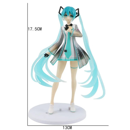 Hot Kawaii Girl Hatsune Miku Anime Figure Fashion Subclture Miku Action Figure Birthday Gift PVC Collection Model Doll Toys