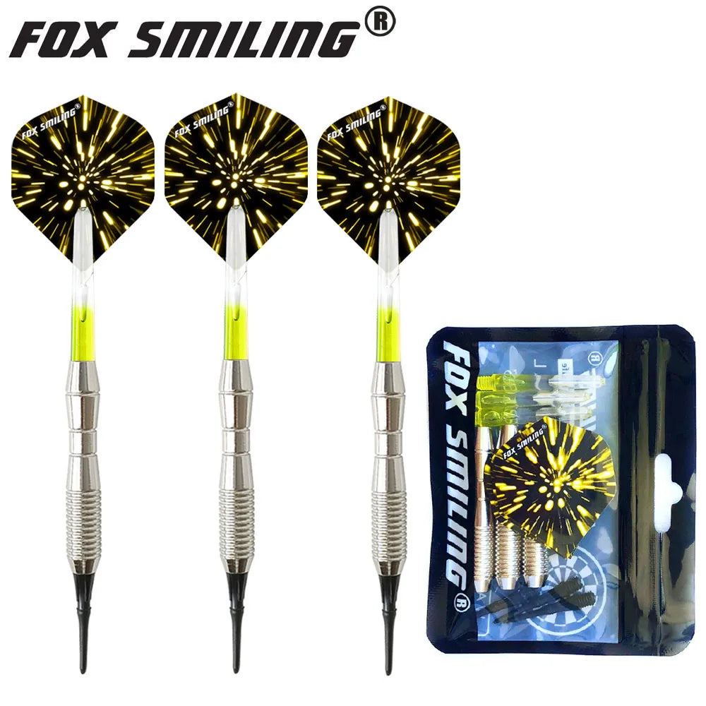 Fox Smiling 3PCS 18g Soft Darts With Nylon Darts Tips And Shafts
