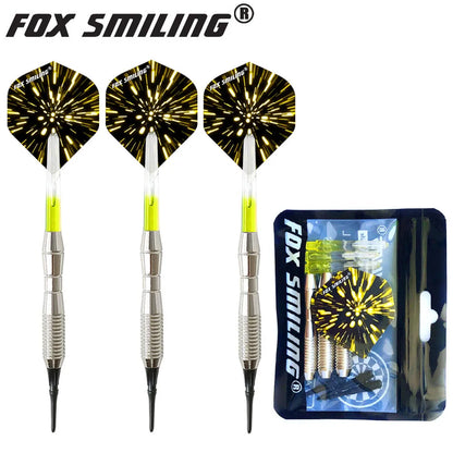 Fox Smiling 3PCS 18g Soft Darts With Nylon Darts Tips And Shafts
