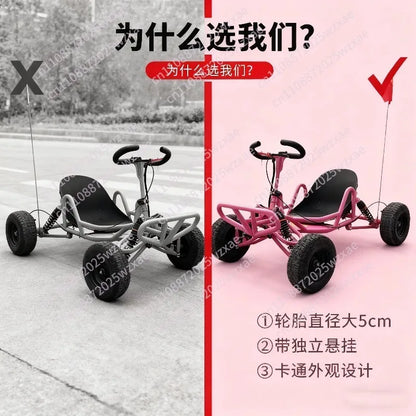 High Performance Drift Go Kart Powered for Adults Kids All Terrain Off Road Beach Buggy