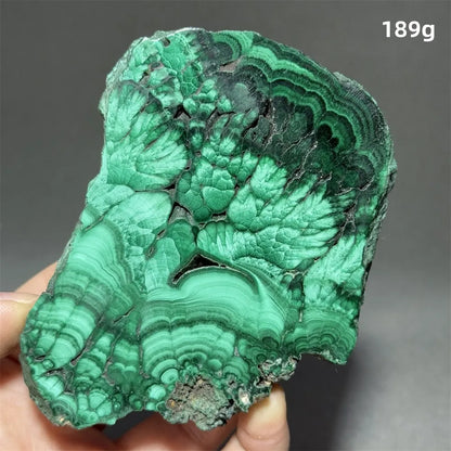 5A+ Natural Malachite Mineral Raw Stone Slice Home Office Feng Shui Decoration Therapy Spiritual Meditation Gem