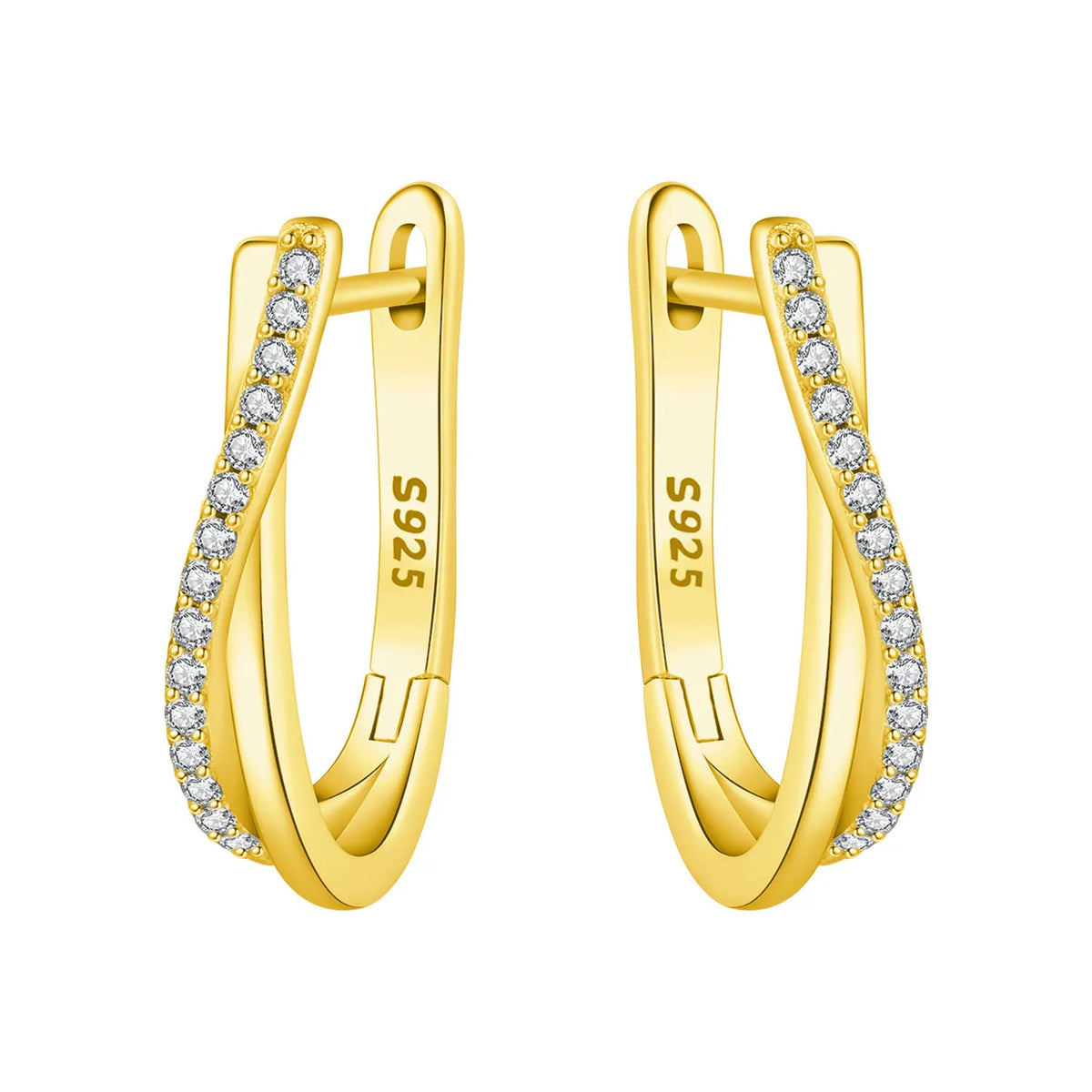 Original 925 Sterling Silver Planet Starlight Earrings Fashion 18K Gold Hoop Earring for Women Piercing Jewelry Aretes Gifts