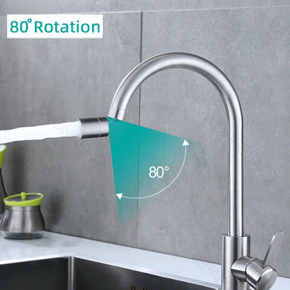 Bathroom Household Faucet Nozzle Rotating Head Aerator Water-saving Splash-proof Brass Tap Spray Extender Sink  Faucet Bubbler