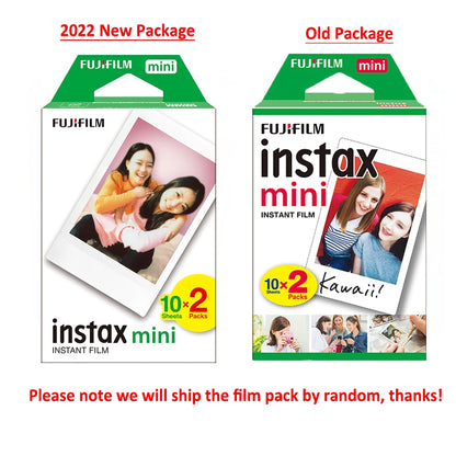 Fujifilm Instax Mini Film White 10 20 40 60 80 100 Sheets For FUJI Instant Photo Camera Mini 12/11 9 8 7 70 90 Film Camera