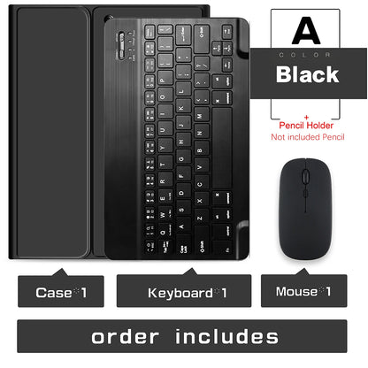 Keyboard Wireless Mouse Magic For iPad Pro 13 11 Case M5 M4 2026 M3 Air 13 11 5 4 10.2 9 8 7 Generation Case Bluetooth Keyboard