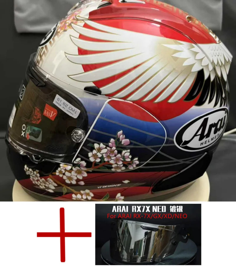 RX-7X RX7X Full Face Motorcycle Helmet, For Road Motorcycles And Racing Karts Protection Helmet Tsubasa,Capacete