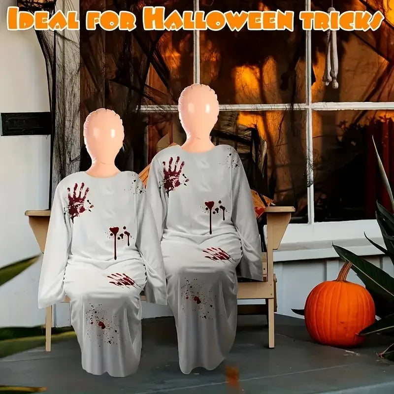 Inflatable Dummy - Durable PVC, Escape Room Props, Great for Pranks and Role Play - Outdoor/Indoor Haunted House Funny Tricky