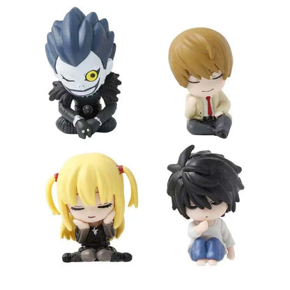 Q Version DEATH NOTE Figure Cute Edition Yagami Light 4cm Ryuk/L·Lawliet PVC Action Figure Amine Collectible Figurine
