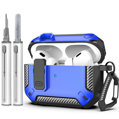 2025 for Airpods Pro 3 Secure Lock Earphone Case Shockproof Hard Shell Full Protective Cover with Cleaning Pen for AirPods Pro 3