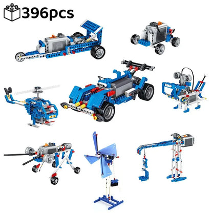 STEM Technical Parts Multi Technology Programming Educational Student Learn Building Blocks Power Function Set For Kids Toy