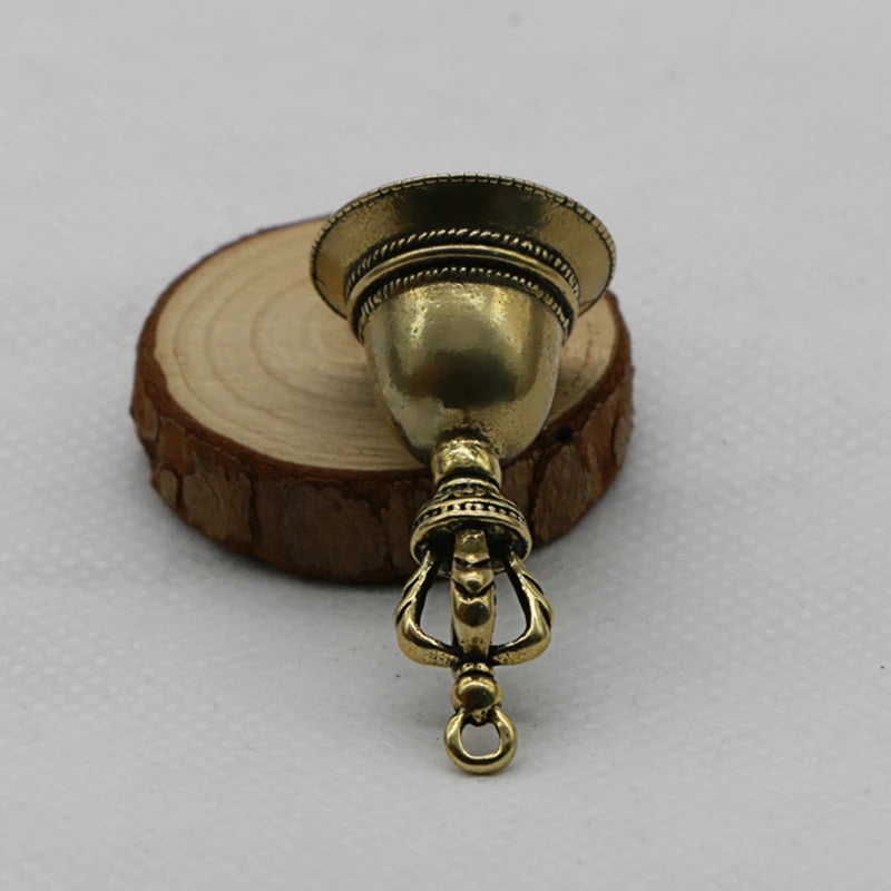 Brass Handicraft die-casting Wind Bell Tibetan Bronze Bell Metal Antique Bell Feng Shui Metal Wind Chime Fortune Jingle Bell