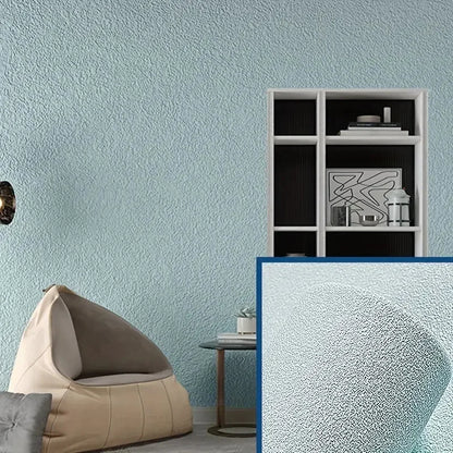 Linen Wallpaper Self-adhesive Waterproof Moisture-proof and Moldy Resistant 3D Wall Stickers Home Living Room Wall Decoration
