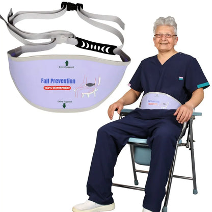 Ehucon Safety Seat Strap Shower Chair Seat Anti-slip Belt Universal Bath Buckle Strap Nursing Care Supplies for Disabled Patient