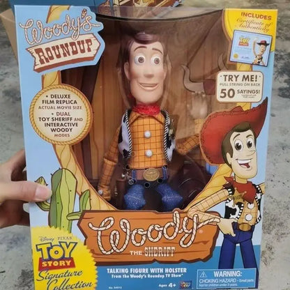 Disney High-Quality Pixar Toy Story 3 Woody Anime Model Toys for Boys Gifts Original Box Character Model Toy Gift Collection