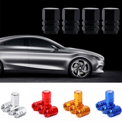 Car Wheel Tyre Tire Air Aluminum Alloy Valve Caps For Toyota GR Sport Gazoo Racing Yaris 86 Corolla Hilux Supra C-HR Accessories