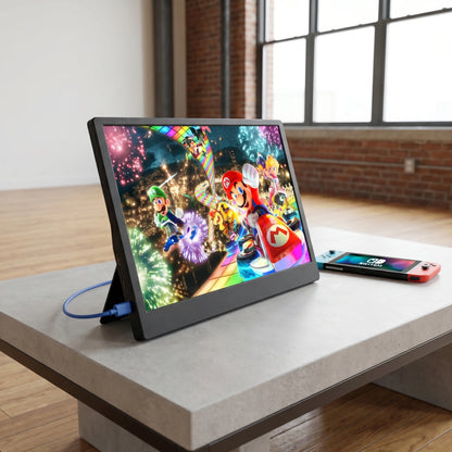 11.6 Inch Portable Monitor MiniHDMI HD+ Compatible Laptop Second Screen Gaming Extended Display For Switch/PS4/Xbox/Raspberry Pi