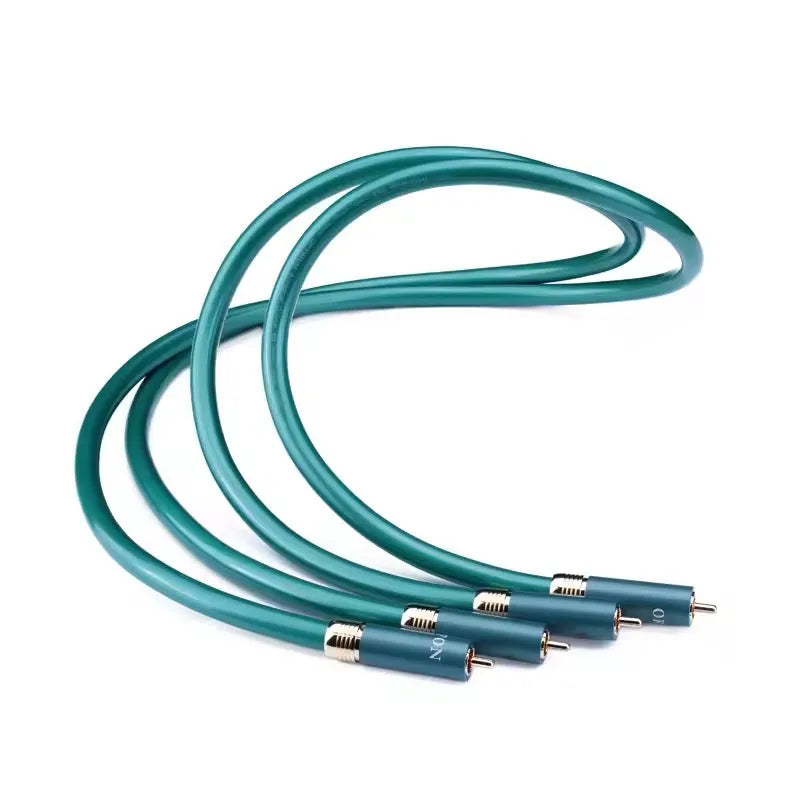 YYAUDIO HIFI Stereo Pair RCA Cable High-performance Premium Hi-Fi Audio 2rca to 2rca Interconnect Cable