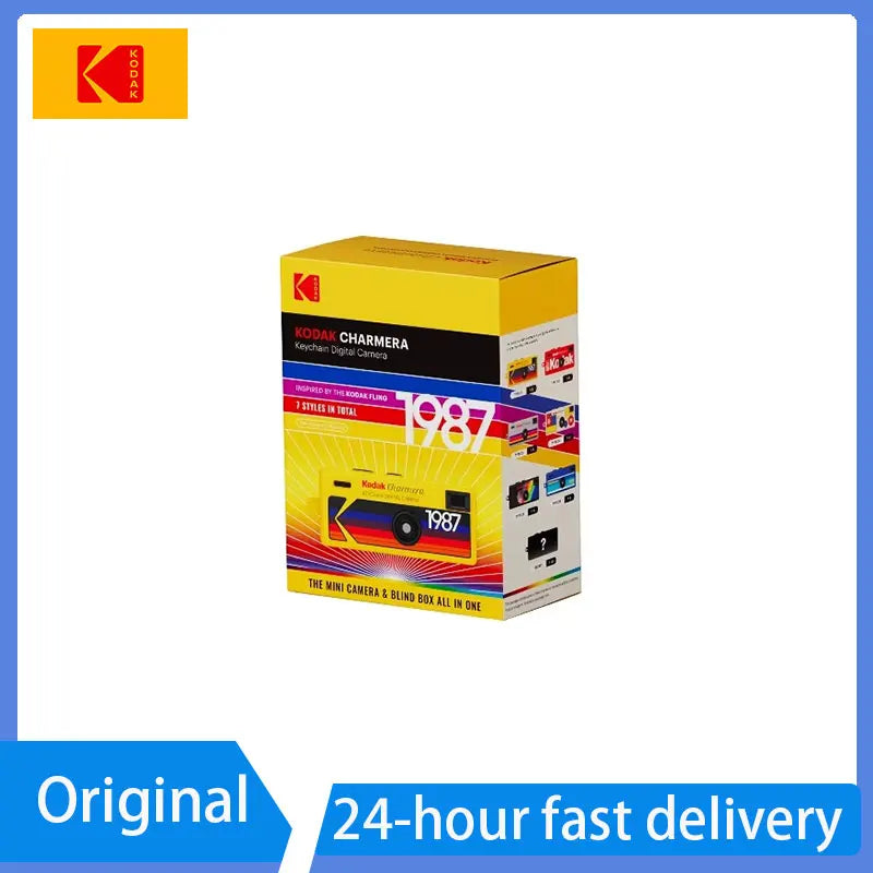 Kodak Charmera Keychain 35MM/F2.4 Digital Camera 1987 with Flash Mini Digital Camera 6 Colors Random Color Camera For Gift ﻿