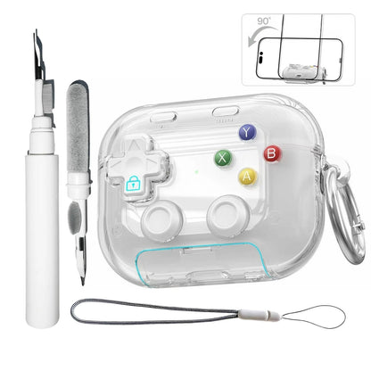 for AirPods Pro 3/Pro 2/Pro/4 Case with Secure Lock Cute 3D Game Player Design Protective Earphone Case Cover for AirPods 4/Pro3