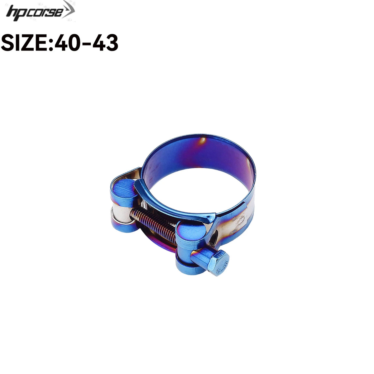 32mm - 85mm Motorcycle Exhaust Clamp Clip Stainless Steel Exhaust Pipe Clamps For Middle Exhaust Connect Fixed Seal Install