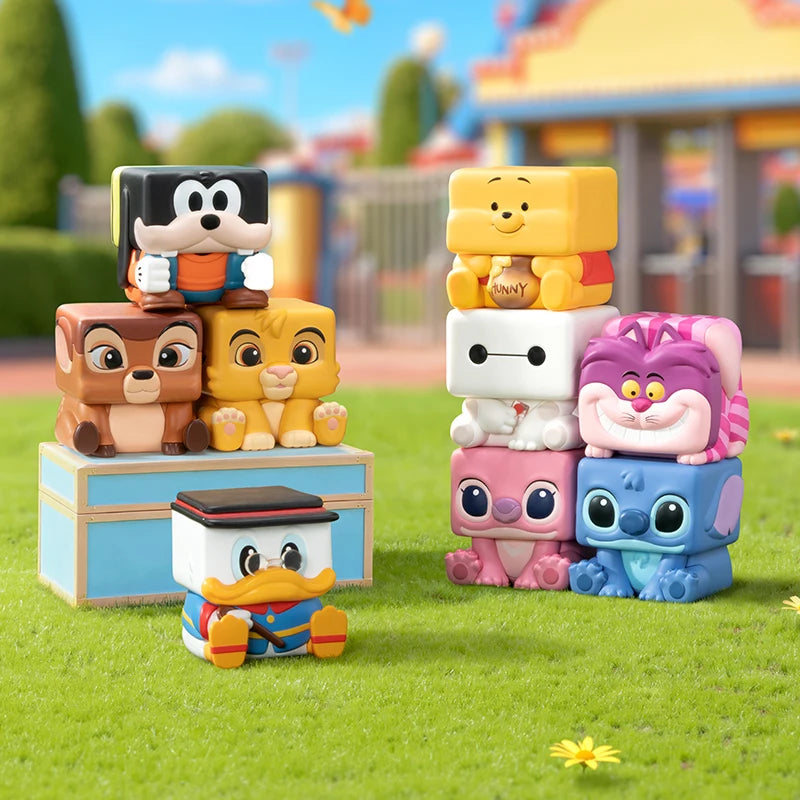 POP MART Disney Classics POP CUBE-3 Series Figures 1PC/9PCS POPMART Blind Box Cute Figurine Toy Action Figure