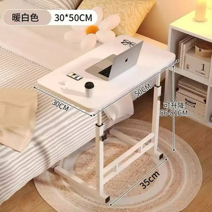 Adjustable Height Electric Standing Desk with Multi-Tier Storage Shelves Laptop Desk for Home Office Study Room Balcony
