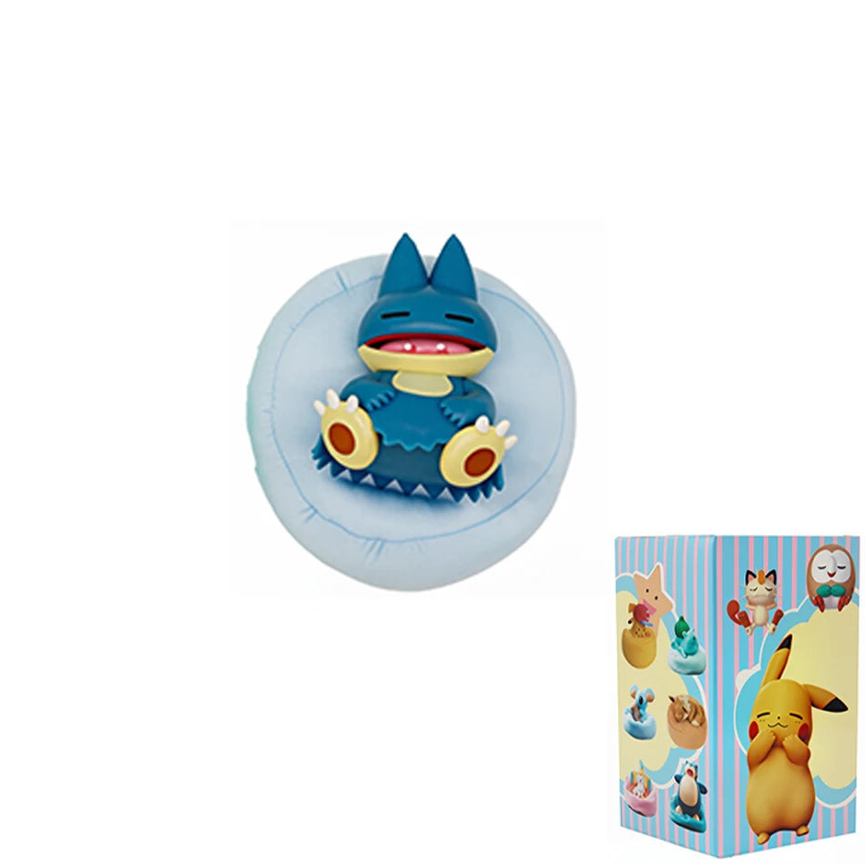 Anime Pokémon Blind Box Model Figure 1-12 Pcs Pikachu Sleep Series Interior Hand Sleeping Position Toys Gift for Sfriends