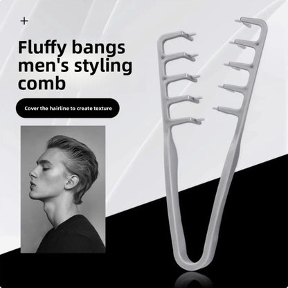 Men Styling Comb Plastic Material Portable for Daily Commute Business Travel Office Use Easy Storage