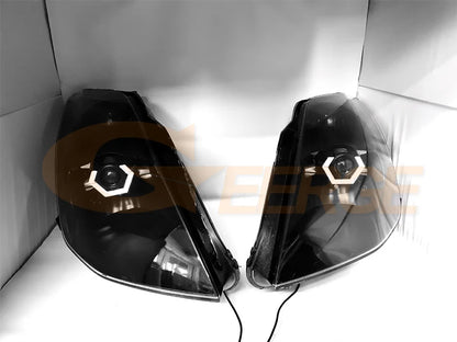 For Nissan 350 370 Z 350Z 370Z Z33 Z34 BT App RF Remote Control Ultra Bright Hex LED Halo Multi Color RGB Angel Eyes Rings Light