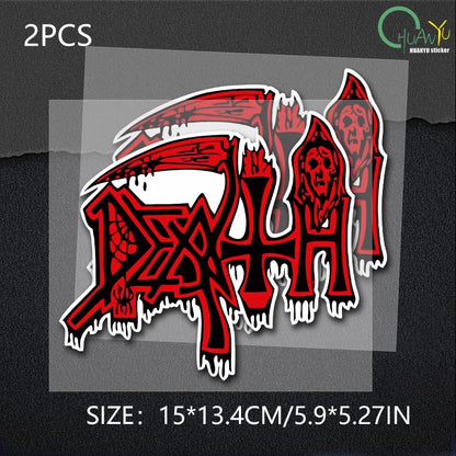 Creative Bloody Death Graffiti Dazzle Color Car Stickers Pvc Personality Body Windows Exquisite Waterproof Decal Decoration