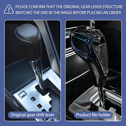 Crystal Shift Knob LED Seven Colors Suitable for 8-10-12MM Diameter 5-Speed/6-Speed Suitable for Toyota/Lexus/Mitsubishi/Honda