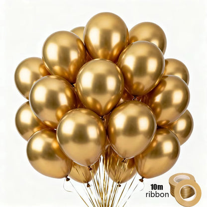100pcs Metallic Helium Balloon 10inch 1.8g Small Balloons Chromium Purple Balloon Birthday Party Decoration Wedding Festival