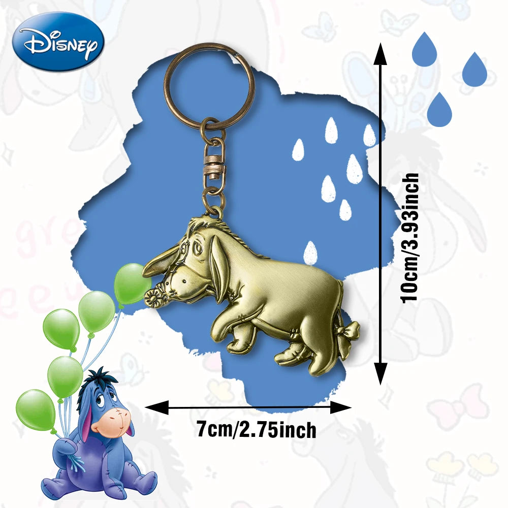 Winnie The Pooh Eeyore Officially Licensed 3D Figurine Bag Clip Charms Keychain Disney Collectible Gift 1Pc
