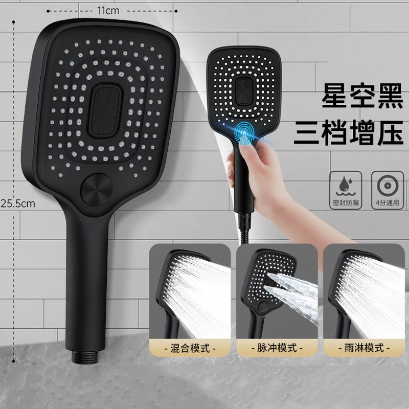New 30CM Large Panel High Pressure Rainfall Shower Head Ceiling Mounted Self-cleaning Descaling Showerhead Bathroom Top Sprayer