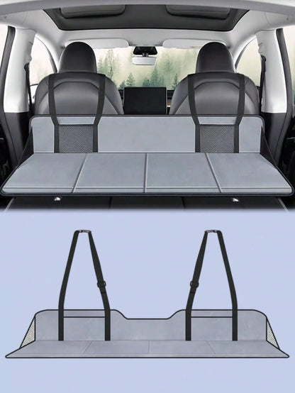 1Pc Car Bed Extender – Ideal for Camping, Road Trips & Overnight Travel, Folding Extension Mattress.