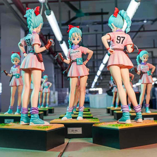 30cm JT Studio Dragon Ball Anime Bulma Action Figures Childhood Series Pvc Statue Collection Model Doll Ornament Gift Toy