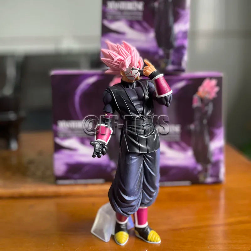Super Dragon Ball Heroes Figure Zamasu Black Goku 25cm PVC Action Figures GK Statue Collection Model Toys Gifts