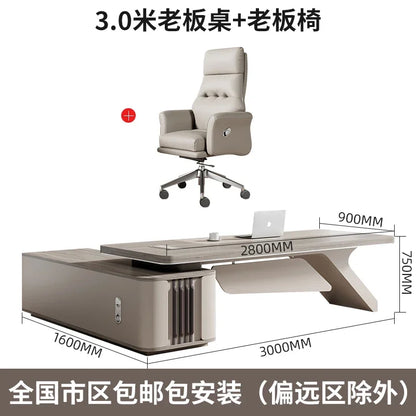 Unusual Executive Office Desk Creativity Drawers European Boss Computer Desks High End Designer Escritorio Oficina Furniture