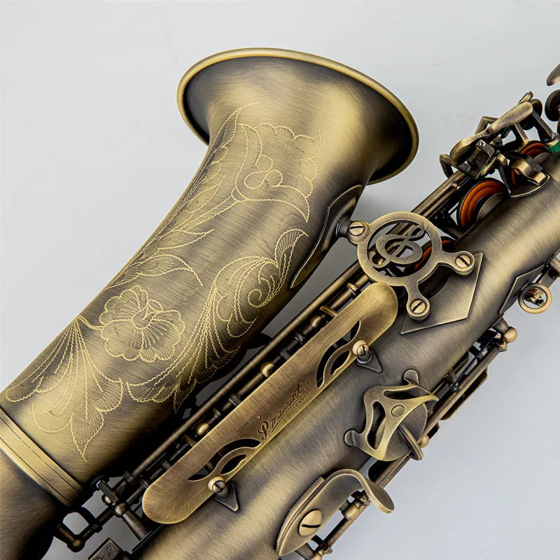 P.Mauriat 76 Alto Saxophone Antique Copper Plated E-flat Professional Musical Instrument With Mouthpiece Reed Neck Free Shippin