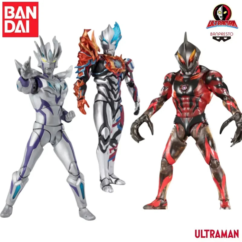 Bandai Original In Stock S H Figuarts Ultraman Ultraman Belial Ultraman Zero Ultraman Blazar Action Figure Garage Brand NewBoxed