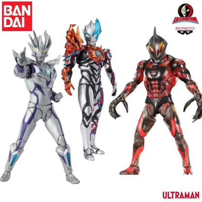 Bandai Original In Stock S H Figuarts Ultraman Ultraman Belial Ultraman Zero Ultraman Blazar Action Figure Garage Brand NewBoxed