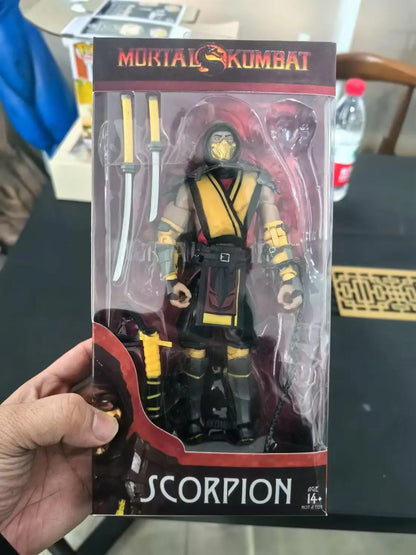 Original Mortal Kombat Sub Zero Scorpion 7" Articulated Action Figure Toys 17cm