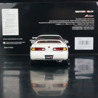 MotorHeli MH 1:18 Integra Type-R DC2 White JDM Simulation Limited Edition All Open Alloy Metal Static Car Model Toy Gift