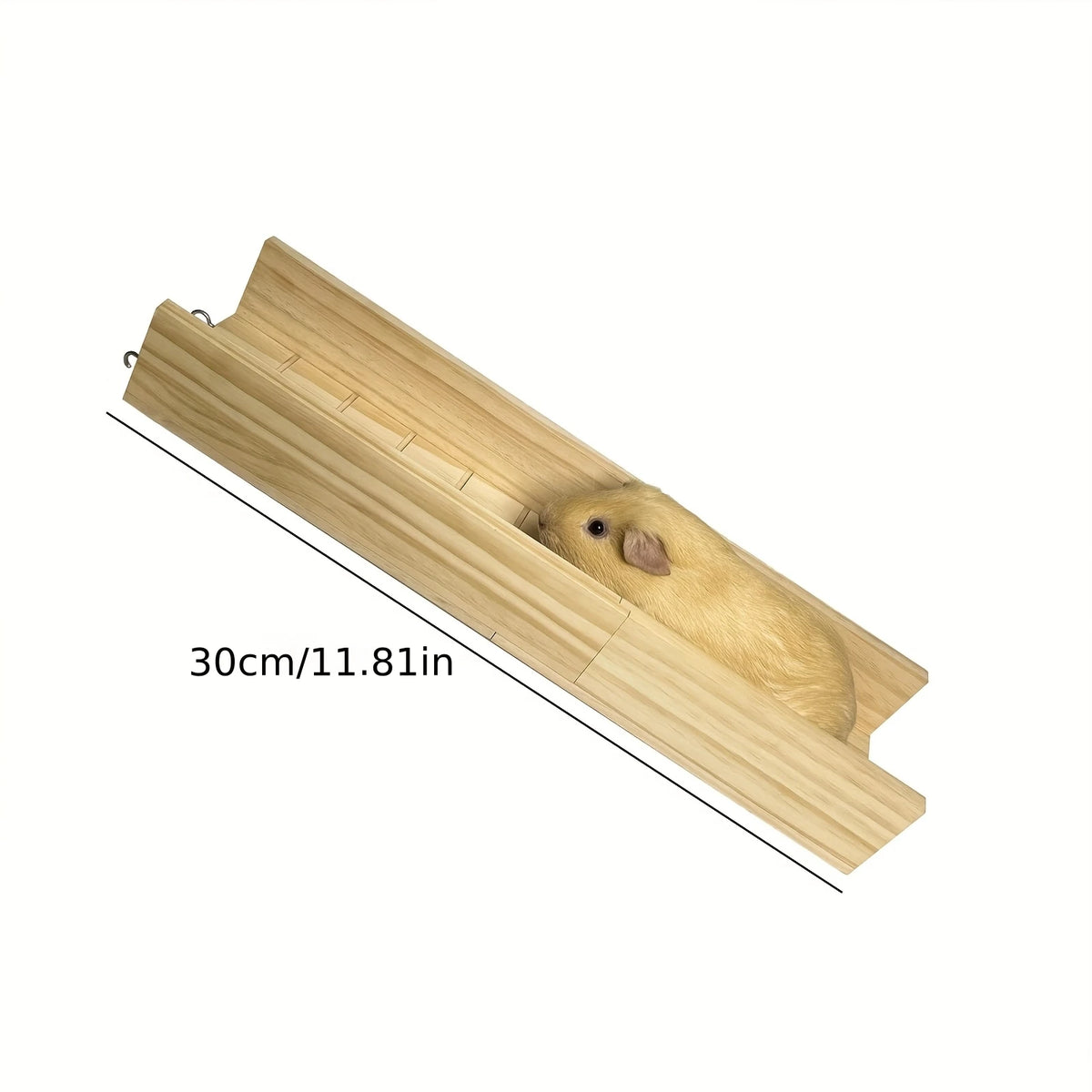 1 Piece of Accessory, Color and Style Shipped Randomly, Hamster Platform, Wooden Hamster Stairs, Golden Hamster Slide, Hamster Pet Toys, Landscaping Supplies