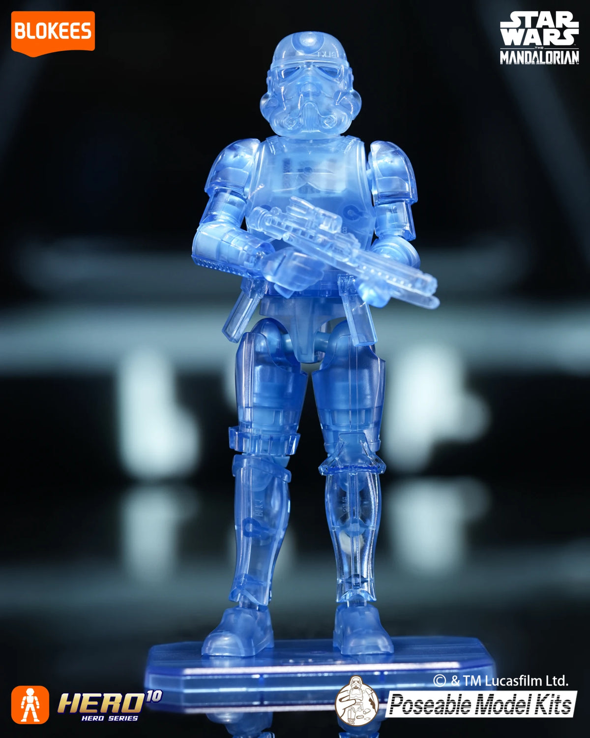 Blokees Galaxy Version 03 Trooper Collection Star Wars The Mandalorian Blind Box Poseable Model Kit Collectible Action Figure