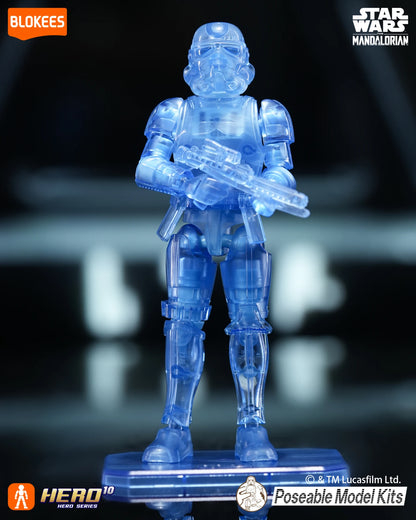 Blokees Galaxy Version 03 Trooper Collection Star Wars The Mandalorian Blind Box Poseable Model Kit Collectible Action Figure