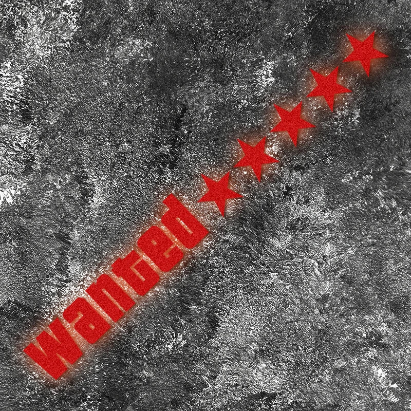 1PC Reflective Wanted Car Sticker Waterproof for Auto Windshield Side Door Window DIY Vehicle Decoration Universal Vinyl Decals