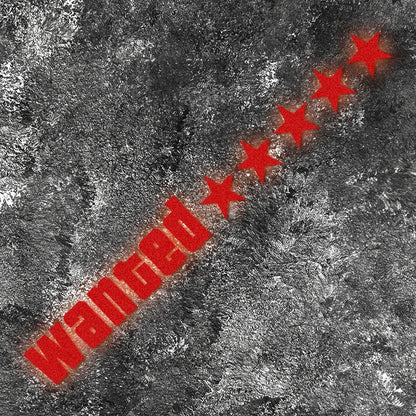 1PC Reflective Wanted Car Sticker Waterproof for Auto Windshield Side Door Window DIY Vehicle Decoration Universal Vinyl Decals