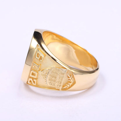 Customized College Class Graduation Commemorative Ring Graduation Student Gift Ring Fashion Design Retro Classic Design Customiz